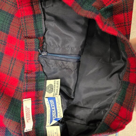 NWT Vintage Pendleton Classic Old Money Preppy Academia LindsayTartan Plaid Wool - Picture 8 of 11
